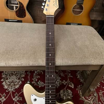 Suhr Classic JM Gold Electric Guitar with Tremolo image 8