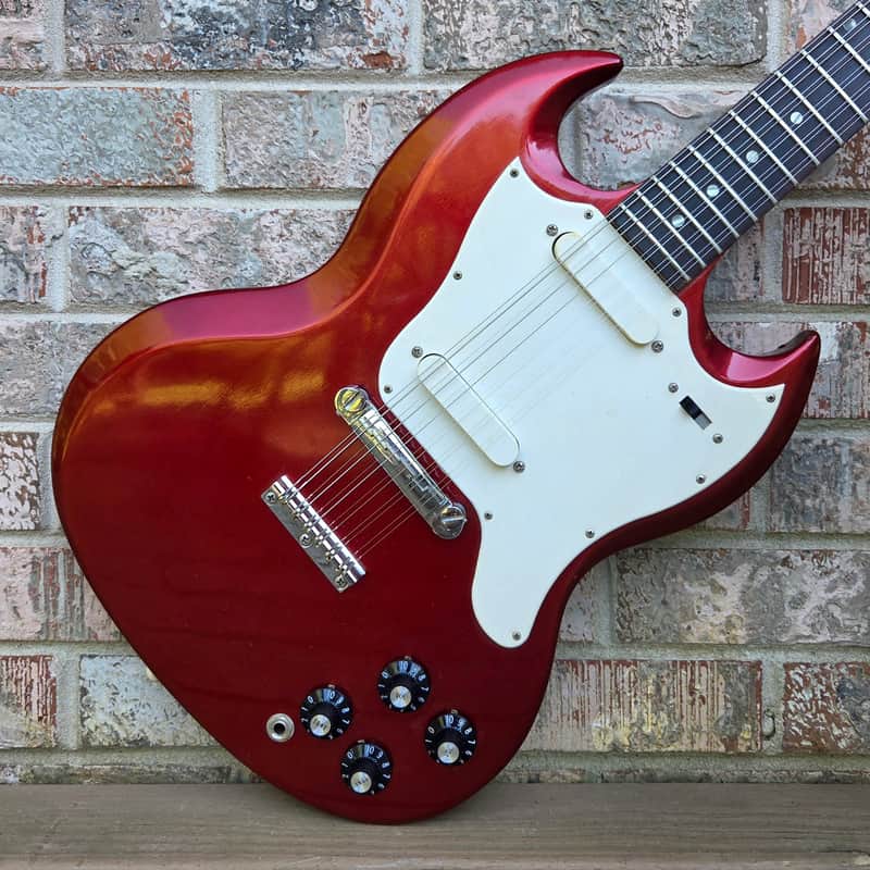 Vintage 1967 Gibson Melody Maker (SG) XII 12-String Electric Guitar w/ Hardshell Case!