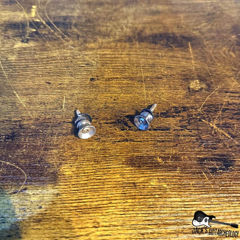 Economy Heavy Relic Strap Buttons (2000s - Silver) image 1