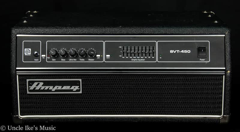 Ampeg SVT-450H Classic Series 450-Watt Bass Amp Head | Reverb Canada