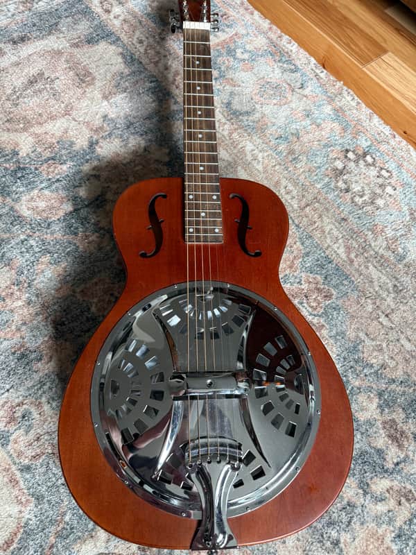 Epiphone Dobro Hound Dog Squareneck 2009 - Present - Vintage Brown image 1