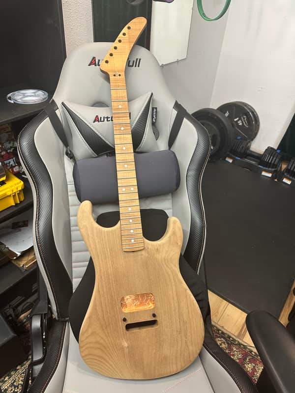 Musikraft Kramer pacer body and holy grail neck 2025 - Aged oil image 1