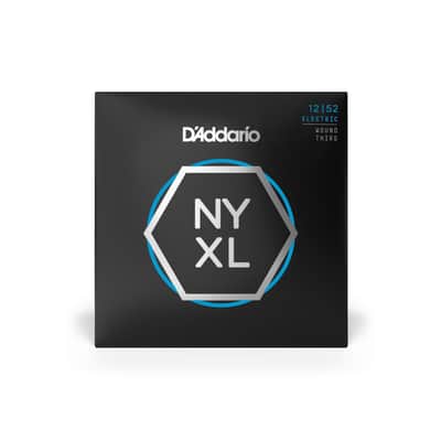 D'Addario NYXL1252W Light-Wound 3rd/G-String Electric Guitar Strings 12-52 image 2