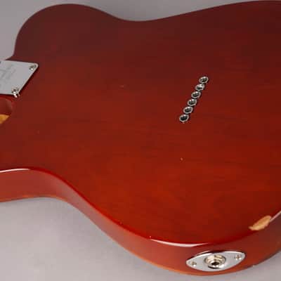 Fender American Select Carved Top Koa Telecaster 2012 - Sienna Edge Burst image 12