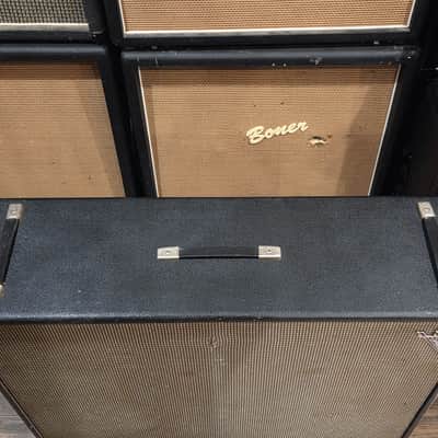 Vintage 1960s Fender Bassman/Showman 2x12" Cabinet w/ Roland Jazz Chorus Speakers image 7