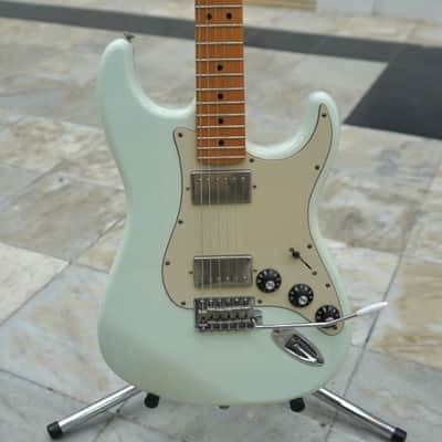 Fender Blacktop Stratocaster HH with Maple Fretboard in Sonic Blue (2011) image 5