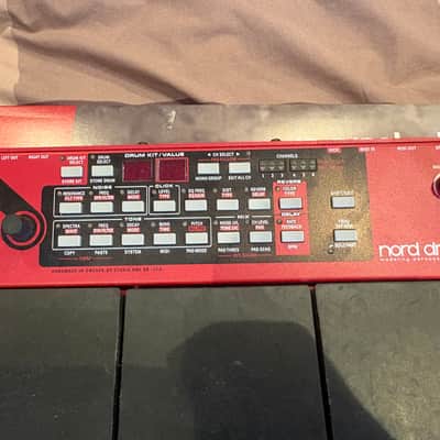 Nord Drum 3P 6-Channel Modeling Percussion Synthesizer 2016 - Present - Red image 3