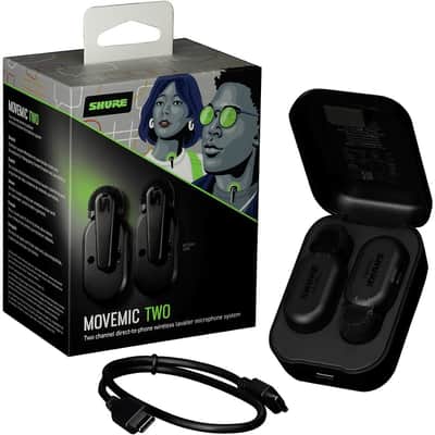 Shure MoveMic Two 2-Channel Wireless Lavalier Microphones Regular image 5