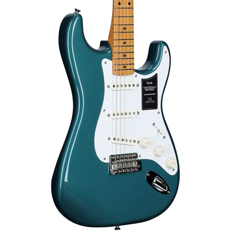 Fender Vintera II '50s Stratocaster Maple Fingerboard (with Gig Bag), Ocean Turquoise image 1