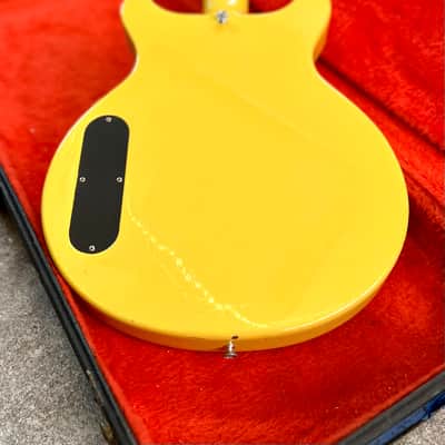 Greco TVB-65 Les Paul double cut EB-0 bass c 1989 - TV Yellow original vintage MIJ Japan image 25
