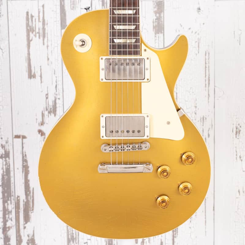 Gibson Murphy Lab '57 Historic R7 Les Paul Gold Top / Dark Back - Light Aging 2021 image 1