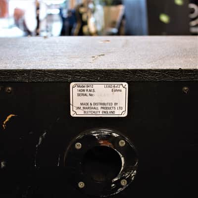 Marshall Model: 8412 - Lead 4x12" Cabinet Black image 3