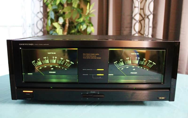 Onkyo Integra M-504 Stereo Power Amplifier Beautiful Cond Working perfectly