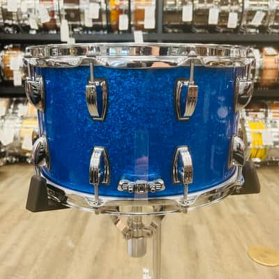 Ludwig Legacy Mahogany 8x14" Snare Drum (Blue Sparkle) image 3