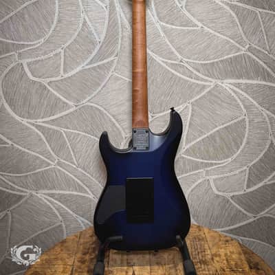 Schecter USA Sunset Custom-II HSS 2024 - Ocean Blue Burst Satin image 5