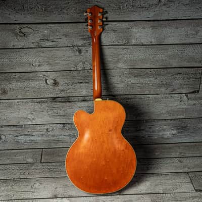 Gretsch G6120T-BSSMK Brian Setzer Signature Nashville Hollow Body '59 "Smoke" with Bigsby - Ebony Fingerboard, Smoke Orange image 5