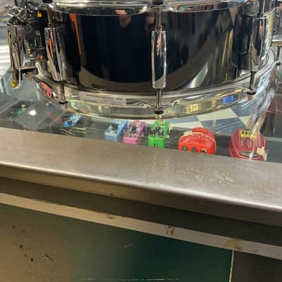Pearl CS1450 Chad Smith Signature 14x5" Steel Snare Drum 2010s - Black Nickel image 7