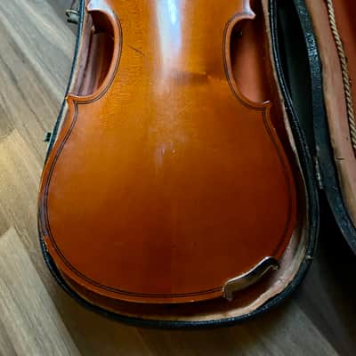 1965 Vintage 1/2 CIL Reghin HORA Violin +bow & case ~ student instrument image 4