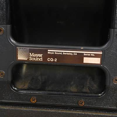 Meyer Sound CQ-2 Narrow Coverage Main Loudspeaker (PAIR) CG01EX3 *ASK FOR SHIPPING* image 8