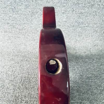 Red DIY Project HH Guitar Basswoo Body image 4