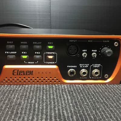 Avid Eleven Rack Guitar Multi-Effects Processor and Pro Tools Interface - Orange image 3
