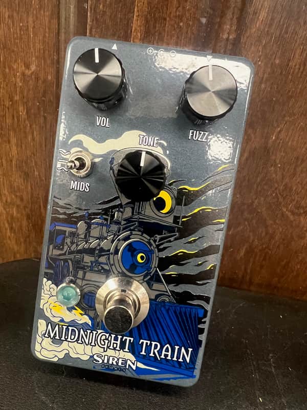 Siren Pedals MIDNIGHT TRAIN FUZZ Guitar Effects FX MINT Like New image 1