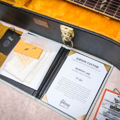 GIBSON USA Custom Shop '64 Trini Lopez Murphy Lab Ultra Light Aged " Ebony + Rosewood" (2022) image 3