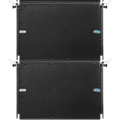 4x DB Technologies DVA T12 Active Line Array module 12"/ 6.5"/ 1" 1500W image 1
