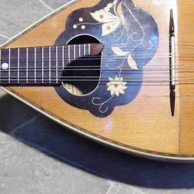 fine vintage MIGMA all solid luthier Wunderlich quality 8string bowlback MANDOLIN Germany image 17