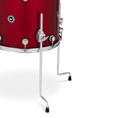 FREE TOM REBATE! - DW DWe 4pc Complete Electronic/Acoustic Drum Set w/Roland Cymbals & V71 Black Cherry Metallic image 6