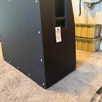 Mojotone Brand New (2026) Mojotone British Style 4x12 Slant Guitar Cabinet 2026 - Black Levant Tolex; Salt & Pepper Grill Clothe, image 6