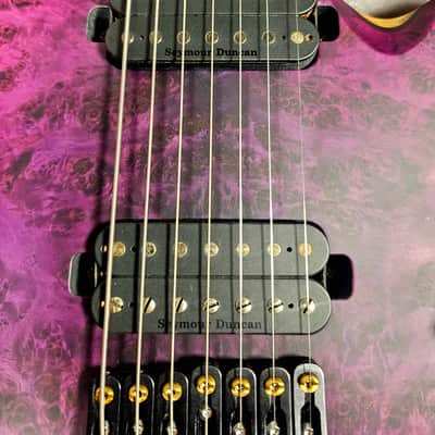 Valravn Huginn 7 2023 Purple Burl Neck-thru image 11