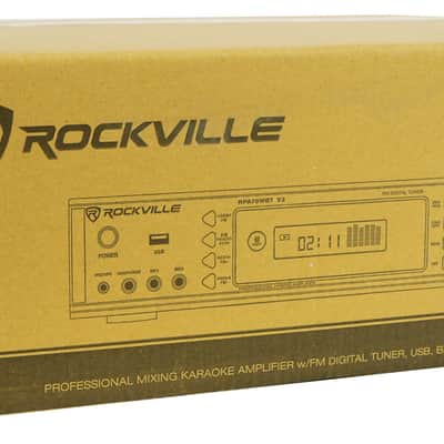Rockville RPA70WBT 1000w Home Theater Receiver w/ Bluetooth/Tuner/USB/Mixer+Mics image 9