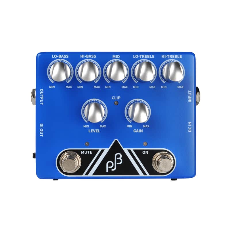 2024 Phil Jones PE-5 Pre Amp And DI Pedal Blue