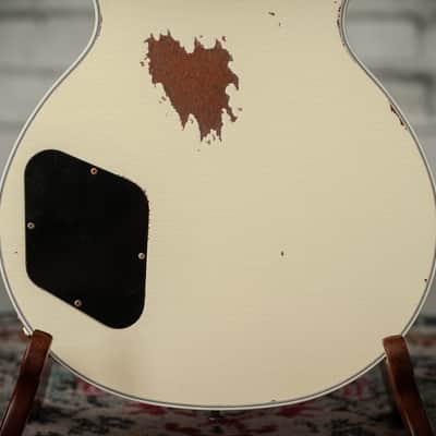Immagine Gibson Les Paul Custom Murphy Lab Heavy Aged Classic White - 22