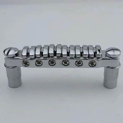 In Chrome Ibanez Gibraltar III Guitar Bridge For Ibanez Artcore, AWD, FWD Series image 2