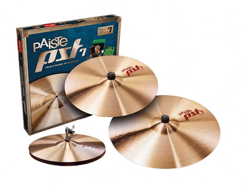 Paiste PST7 Medium Universal Cymbal Set PST7BS3MED image 1