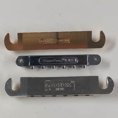 2000's TonePros AVR-II Bridge and Two Gotoh Stoptails - Gold Is A Lightweight (B-407) image 2