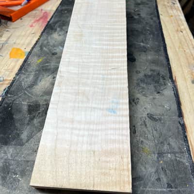 Madlad Instruments 3A Figured Flame Maple Guitar Neck Blank 2026 - Unfinished image 2