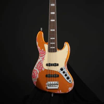 Dhatarattha DEB5 Jazz Bass 5 string - PAISLEY RELIC image 2