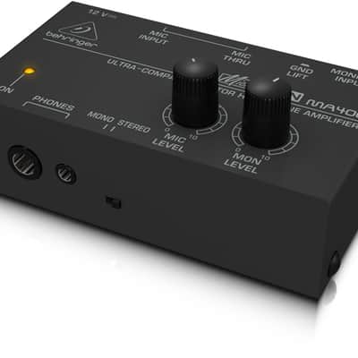 Behringer Ma400 Micromon Preamplificatore Per Cuffie Mic In Thru Xlr image 1