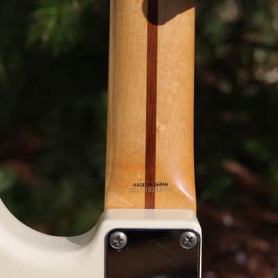 Fender Stratocaster White 1993 Left Handed Kurt Cobain Strat Japan Nirvana Guitar + Hotrail image 21