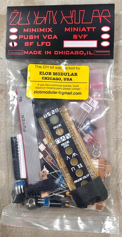 Zlob Modular Skew Fade LFO DIY Kit- Black image 1