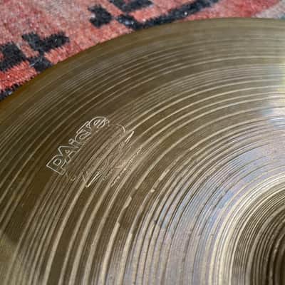 Vintage 1979 Paiste 2002 15" Heavy Black Label Hi-Hats Cymbals 1979 Made In Switzerland '70s image 6