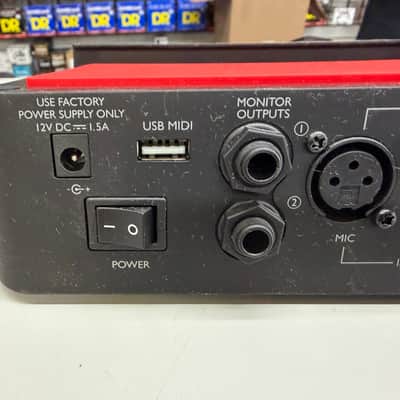 Focusrite iTrack Dock Mobile iPad Recording Interface 2010s - Black/Red image 9
