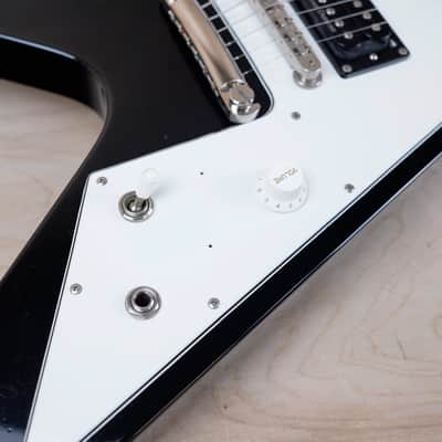 Edwards V E-FV-120D 1990s Black Seymour Duncan Pickups ESP Made in Japan MIJ w/ Bag image 4
