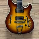 Eastwood Classic 6 TA-PH Hollow Body Guitar 2022 -MIK- Tobacco Sunburst- 6lbs 2oz w/OHSC