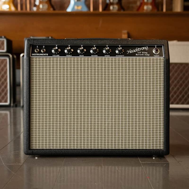 Headstrong Lil' King Reverb 1x12 Combo - Black w/ Aged Cloth image 1