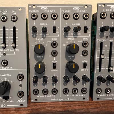 6 Behringer 100-series Eurorack Modules Grey image 3