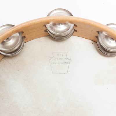 Rare 1950's double-row WFL (Ludwig) Professional Tambourine No. 95A image 4